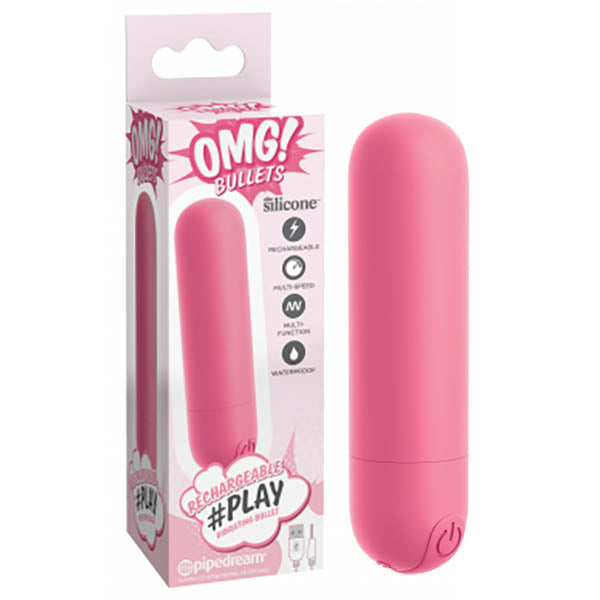 OMG! Bullets Play -  USB Rechargeable Pink Bullet