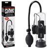 Pump Worx Beginner's Vibrating Pump - Clear/Black Vibrating Penis Pump
