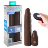 Fantasy X-Tensions Elite Vibrating Mega X-tension with Remote -  -  7.6 cm USB Rechargeable Vibrating Penis Extender Sleeve