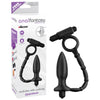 Anal Fantasy Collection Ass-Kicker With Cockring -  10.1 cm (4'') Vibrating Butt Plug with Vibrating Cock Ring