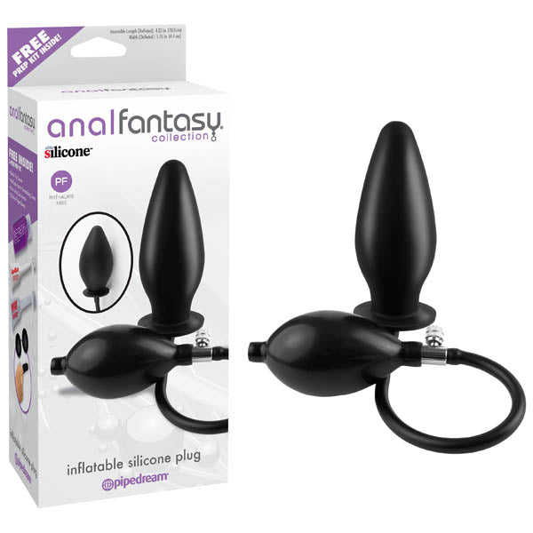 Anal Fantasy Collection Inflatable Silicone Plug -  10.8 cm (4.25'') Inflatable Butt Plug