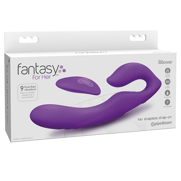 Fantasy For Her Ultimate Strapless Strap-On - USB Rechargeable with Remote