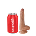 King Cock 6'' Cock with Balls - Tan 15.2 cm Dong