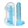 RealRock 9'' Realistic Dildo With Balls - 22.9 cm Dong Blue