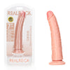 REALROCK Slim Curved Realistic Dildo Dong 18cm - Flesh