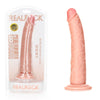 REALROCK Slim Curved Realistic Dildo Dong 20cm - Flesh