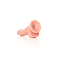 REALROCK Curved Realistic Dildo Dong with Balls 15cm - Flesh