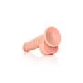 REALROCK Straight Realistic Dildo Dong with Balls 20cm - Flesh