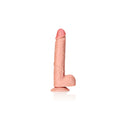 REALROCK Straight Realistic Dildo Dong with Balls 30cm - Flesh