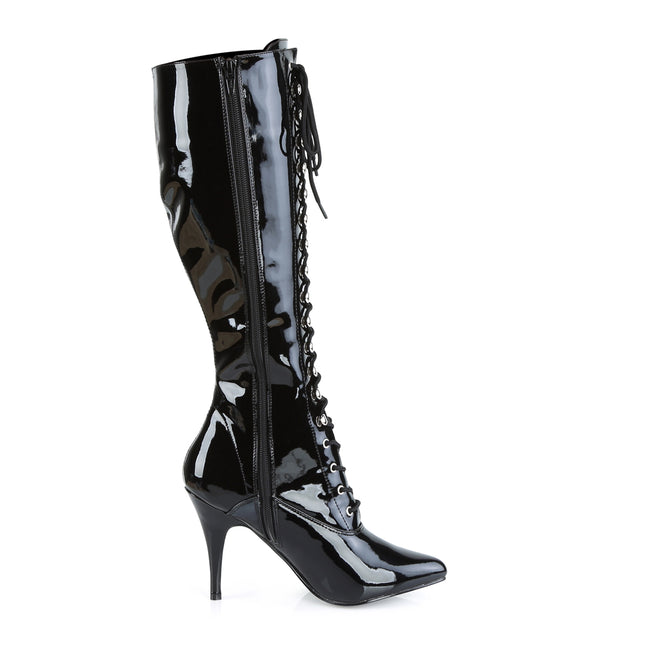 Vanity 2020 Knee high boot with 4 inch heel - Black Patent