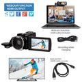 Digital Camcorder LCD Touch Screen 16X Zoom, WiFi with Remote control