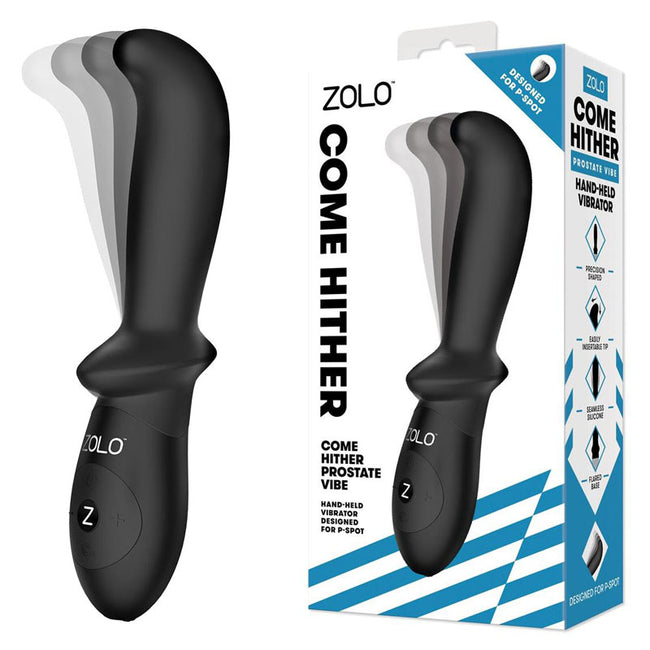 Zolo Come Hither -  20.3 cm USB Rechargeable Prostate Massager