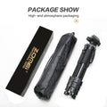 Professional grade portable aluminum tripod for SLR camera