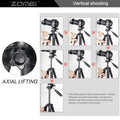 Professional grade portable aluminum tripod for SLR camera
