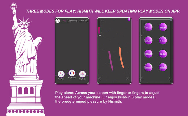 Hismith HS12 Programmable Sex Machine with APP Control + dildo