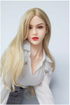 Nancy 166cm tall Blonde sex doll with pale skin tone B80 x W53 x H83cm