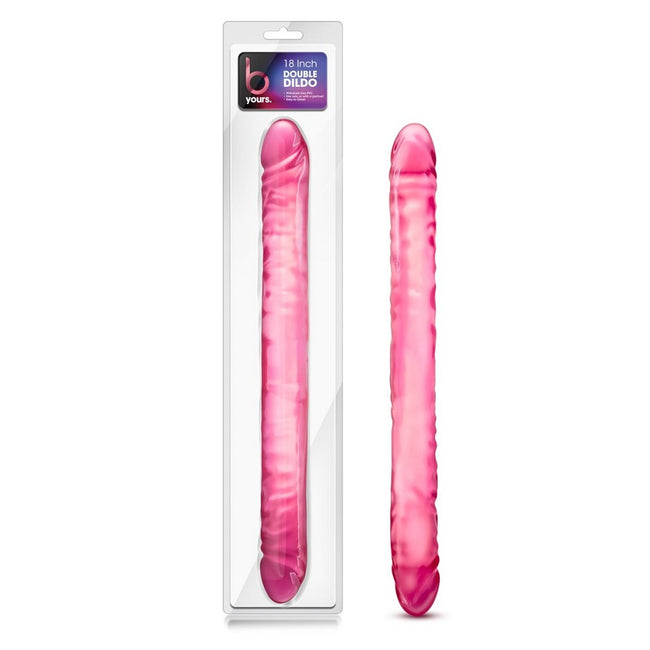 B Yours Double Dildo Pink 18in