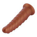 HSA84 Large Ribbed Anal Dildo 26cm