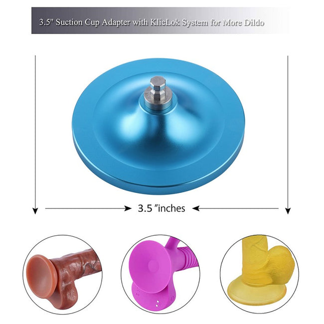 Accessory HSC24 suction cup dildo adaptor Blue medium