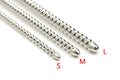 Stainless steel urethral sounds. Straight shaft.