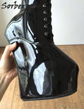 Sorbern 85cm long extreme high heelless boots for pony play & BDSM