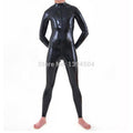 Latex bodysuit. Men's, black. Handmade latex suit with full length arms & legs.