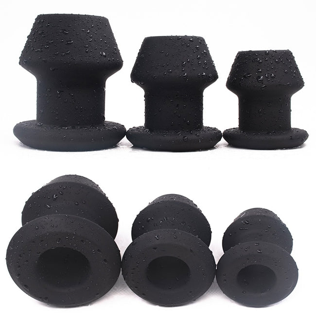 HUGE Hollow Anal Plugs for anal play in 3 sizes