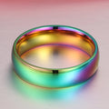 Ring LGBT Pride Unisex rainbow ring - 9 sizes