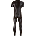 Latex bodysuit. Men. Short arm, long leg, zipper crotch.
