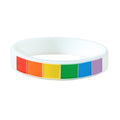 Bracelet LGBT Pride Unisex silicone rainbow bracelet - 5 variants