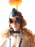 Pony play bridle harness with reins & blinkers