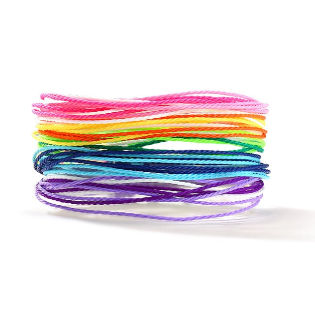 Bracelets LGBT Pride Unisex braided rainbow bracelet - 11 variants