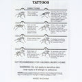 Temporary tattoos ALL BODY AREAS for Women 25 assorted designs