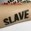 Temporary waterproof tattoos for BDSM slaves "Slave"