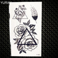 Temporary tattoos Women or Men SMALL assorted selection No. 2