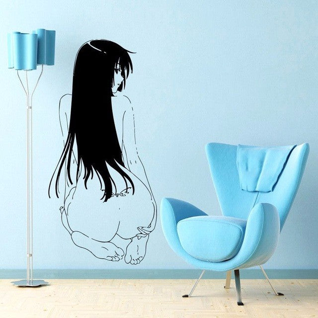 Wall silhouette sticker made of PVC. Image 15