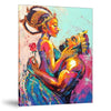 Black King And Queen Of Africa Oil Painting print on canvas 2 of 3