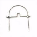 Stainless Steel Open Mouth Gag with Neck Collar