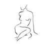 Wall silhouette sticker made of PVC. Image 12