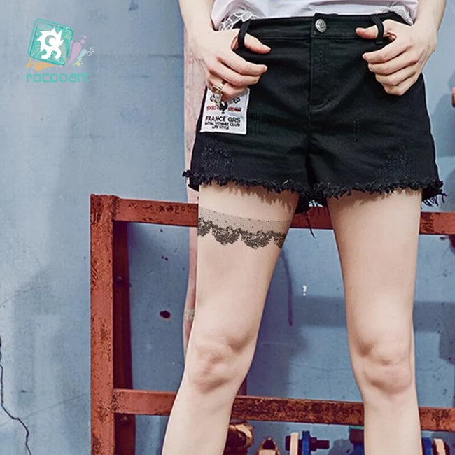 Temporary sexy LEG GARTER tattoos for women assorted range