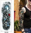 Temporary tattoos Women or Men LARGE assorted selection No. 2
