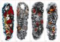 Temporary tattoos Women or Men LARGE assorted selection No. 2
