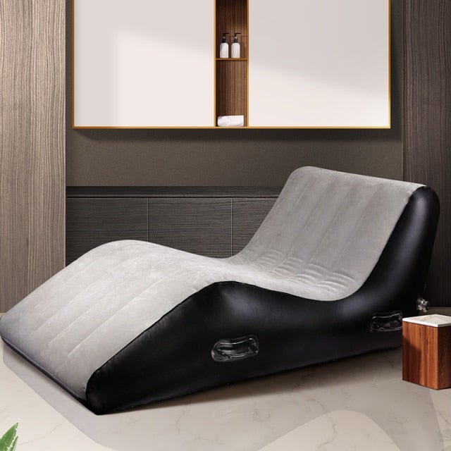 Toughage bed size inflatable contoured sex Sofa 155cm.