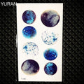Temporary tattoos Women or Men SMALL assorted selection No. 2