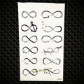 Temporary tattoos Women or Men SMALL assorted selection No. 2