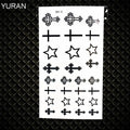 Temporary tattoos Women or Men SMALL assorted selection No. 2