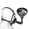 Urine funnel gag with harness for watersports 3 colours