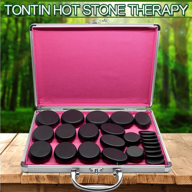 Buy 24 piece Natural Basalt hot massage stone set including heater box online in Australia from Shhh Online. Basalt stones are the most popular choice of therapists for relaxation and easing stress.