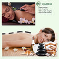 Natural Basalt Hot Massage Stone Set - 24 pcs with heating box