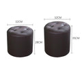 Cylindrical stools in a range of colours to suit your playroom